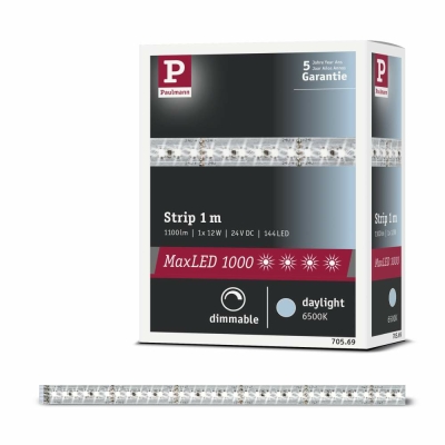 Paulmann MaxLED 1000 Strip unbeschichtet 1m Tageslichtweiß