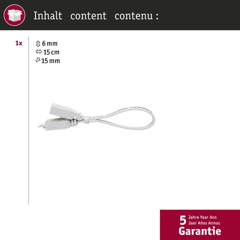 Paulmann MaxLED Verbindungskabel 10cm
