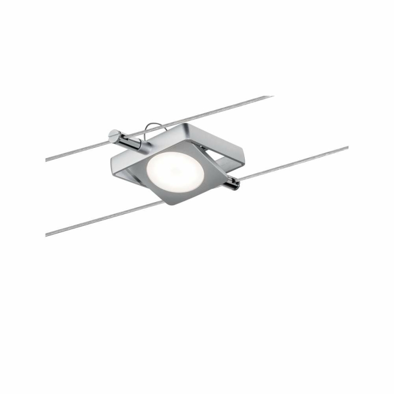 Paulmann LED Seilsystem MacLED Basisset 4x200lm 4x4W 2700K 230/12V Chrom matt