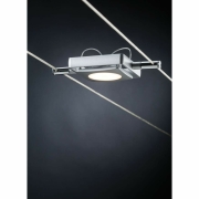 LED Seilsystem MacLED Basisset 4x200lm 4x4W 2700K 230/12V Chrom matt
