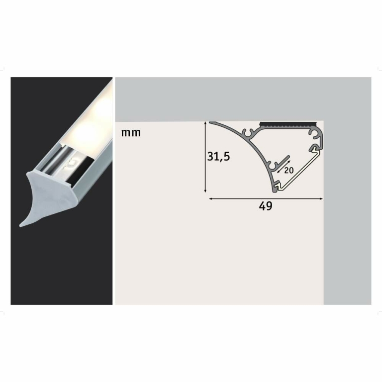 Paulmann Corner Profil 200 cm