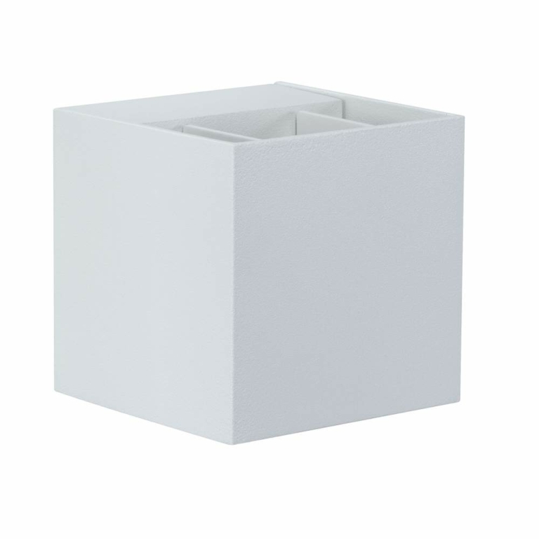 Paulmann LED Außenwandleuchte Cybo Weiß Up & Down IP65 eckig 2700K 2x3,5W