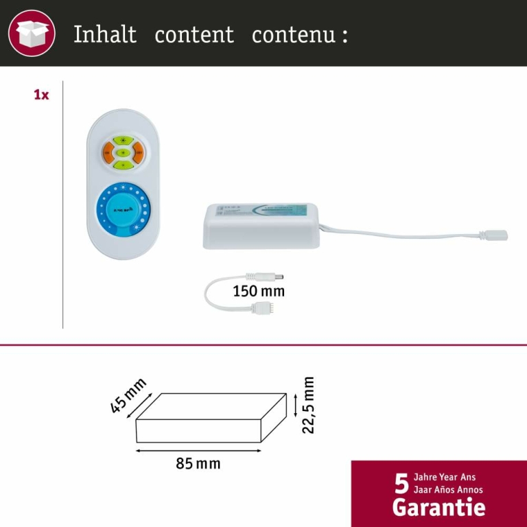 Paulmann MaxLED Dimm/Schalt Controller 24V bis zu 30m Reichweite