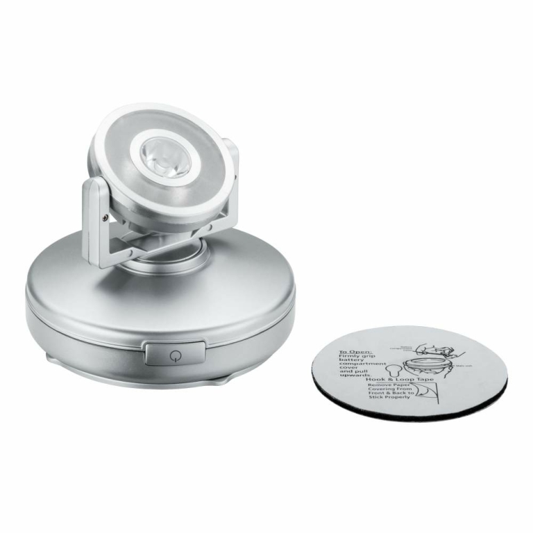 Paulmann LED-Schrankleuchte Rotate 1er-Spot Batteriebetrieb chrom matt schwenkbar dimmbar mit Schalter