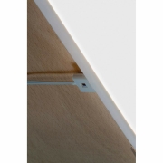 LED Unterschrank Panel Ace weiß eckig Komplettset 10x30cm 7,5W 2700K Touch dimmbar
