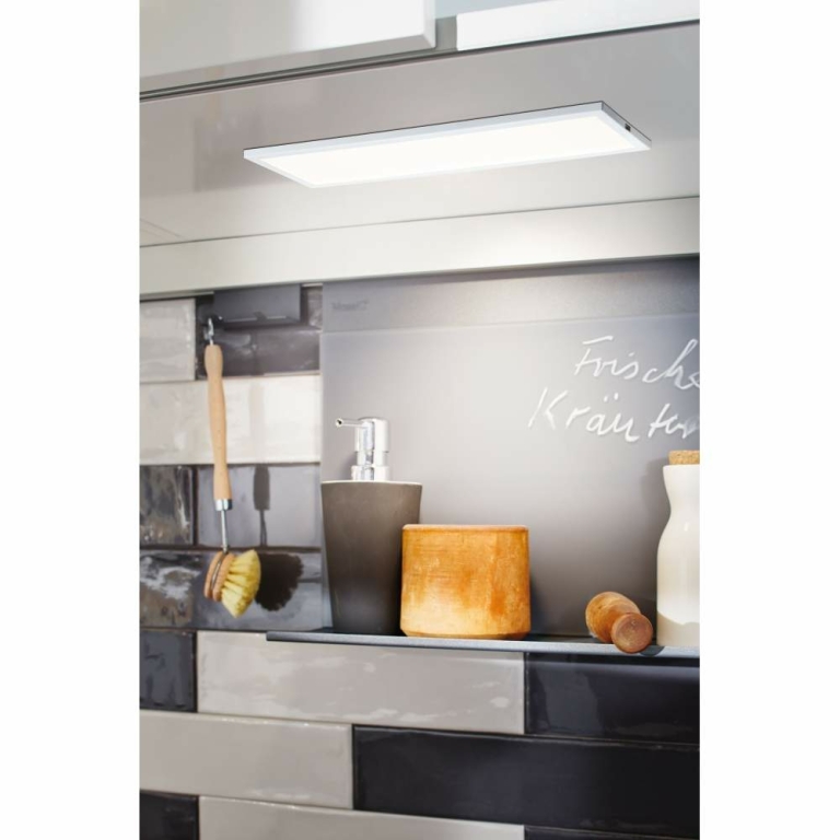 Paulmann LED Unterschrank Panel Ace weiß eckig 10x30cm 7,5W 2700K Touch dimmbar