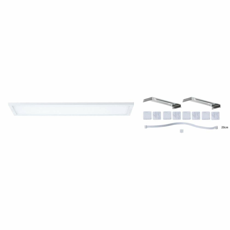 Paulmann LED Unterschrank Panel Ace weiß eckig 10x30cm 7,5W 2700K Touch dimmbar