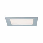 Einbaupanel LED eckig 12W 2700K Chrom matt
