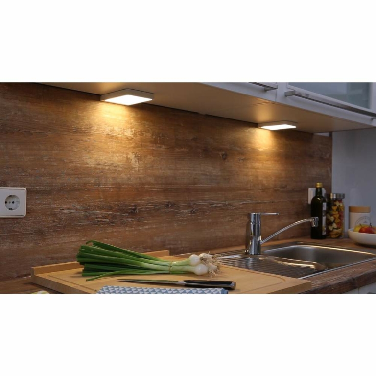 Paulmann LED Unterschrankleuchte Vane eckig weiß matt 2x8W 2er Set