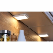 LED Unterschrankleuchte Vane eckig weiß matt 2x8W 2er Set
