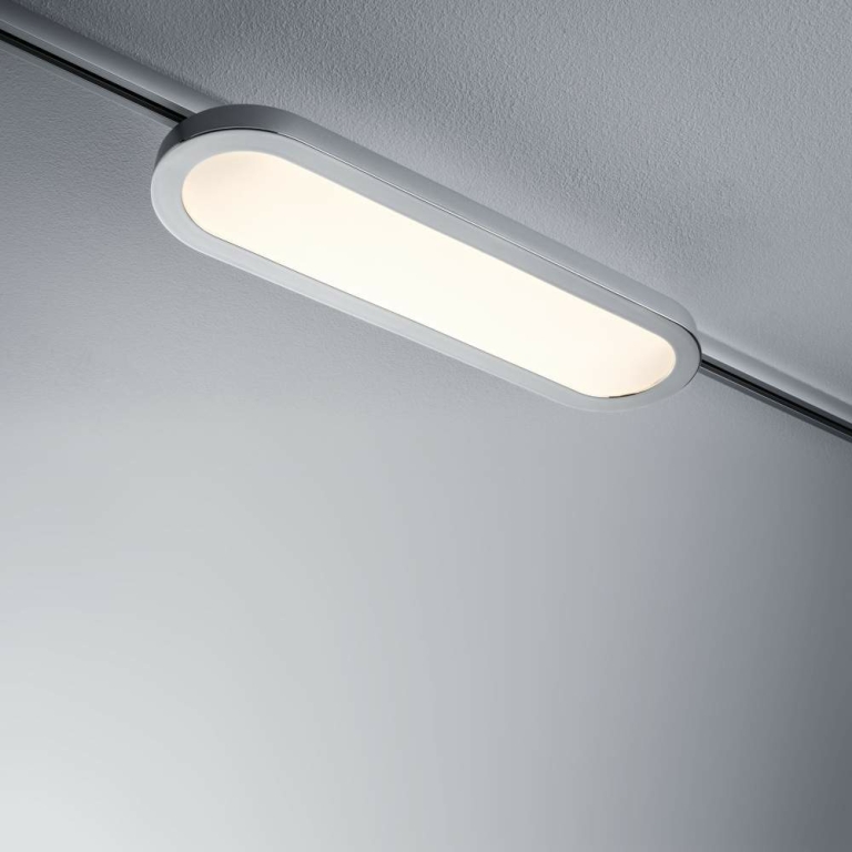 Paulmann URail LED Panel Loop 7W 480lm 2700K chrom matt (LED fest verbaut)