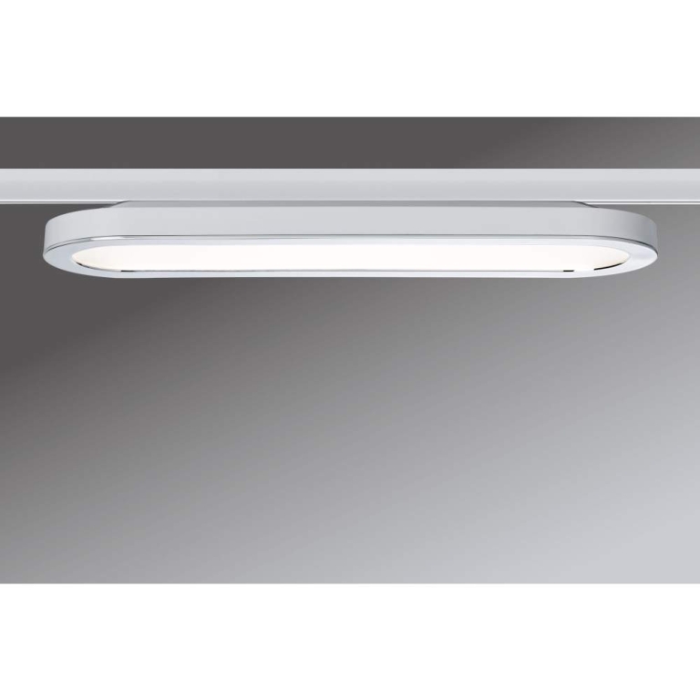 Paulmann URail LED Panel Loop 7W 480lm 2700K weiß chrom (LED fest verbaut)