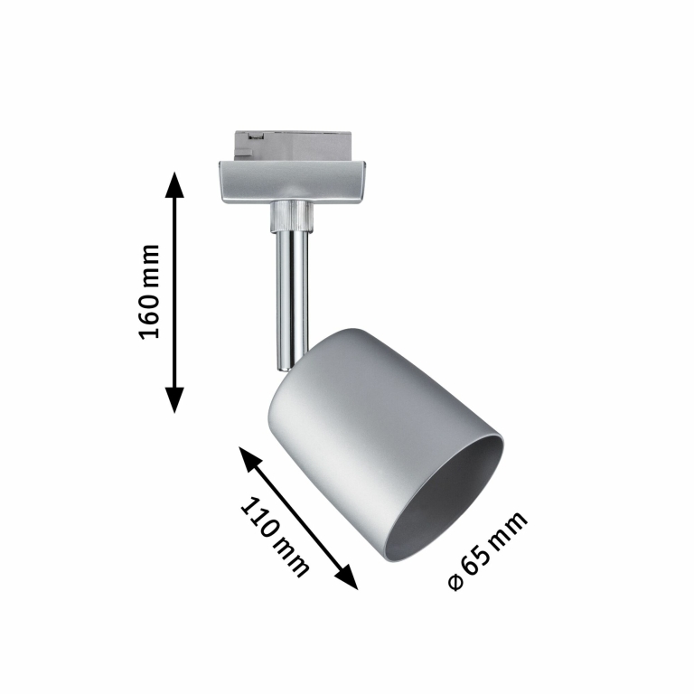 Paulmann URail Spot Cover GU10 max. 10W chrom matt
