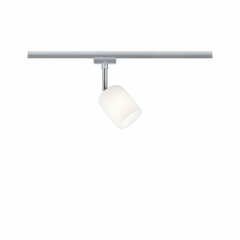 Paulmann URail Spot Blossom mit Satinglas Schirm G9 max. 10W chrom matt