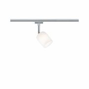 URail Spot Blossom mit Satinglas Schirm G9 max. 10W chrom matt