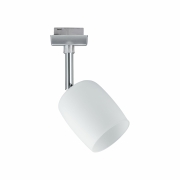 URail Spot Blossom mit Satinglas Schirm G9 max. 10W chrom matt