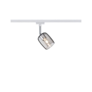 URail Spot Blossom mit Rauchglas Schirm G9 max. 10W weiß chrom