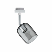 URail Spot Blossom mit Rauchglas Schirm G9 max. 10W weiß chrom