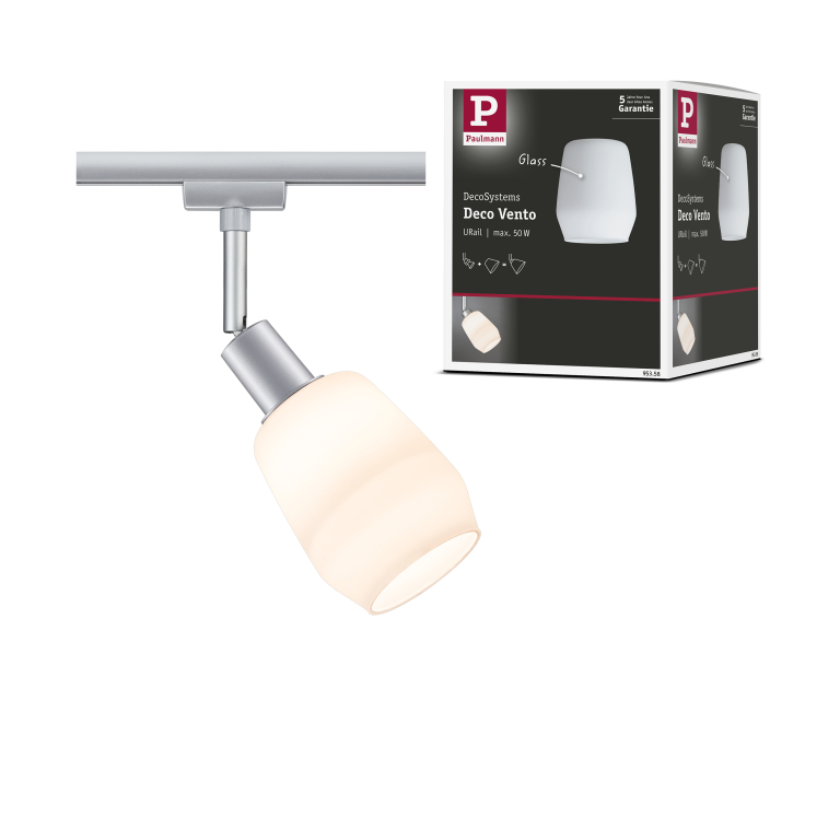 Paulmann URail DecoSystems Lampenschirm Vento Satinglas
