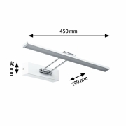 Galeria Bilderleuchte LED Beam Fifty 7W 580lm Weiß/Chrom