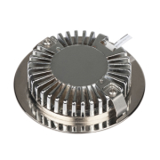Downlight DL 126 LED, rund, metall gebürstet, 3W LED, 2700K