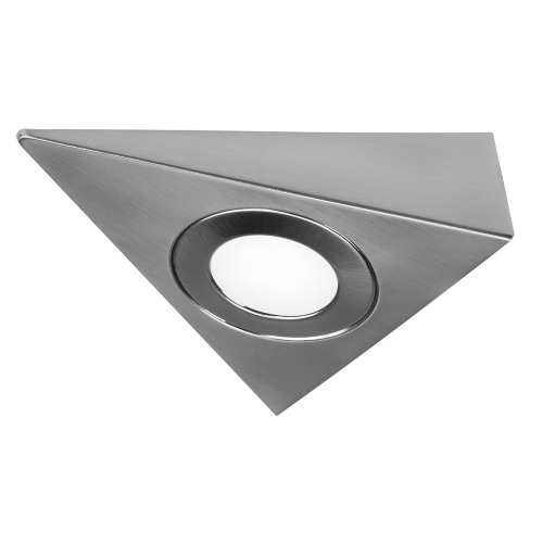SLV Triangel Einbaugehäuse für 3W Downlight, metall gebürstet