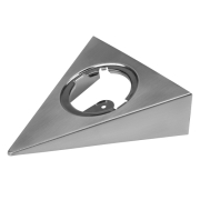 Triangel Einbaugehäuse für 3W Downlight, metall gebürstet