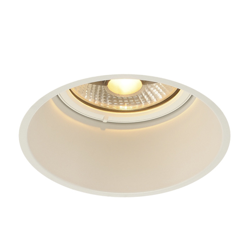 SLV HORN-T Einbauleuchte, QPAR111, mattweiss, GU10, max. 50W