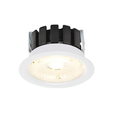 FIRE RATED LED DOWNLIGHT, weiss, rund, starr, 40°