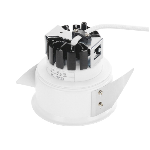 SLV FIRE RATED LED DOWNLIGHT, weiss, rund, starr, 60°