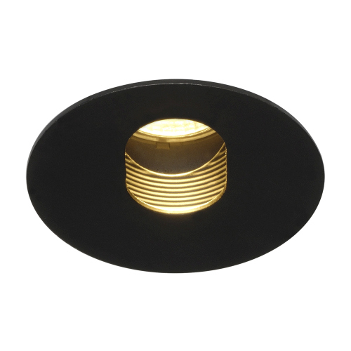 H-LIGHT OVAL HOLE, mattschwarz, 12W, 20°, 2700K, inkl. Treiber, Clipfeder