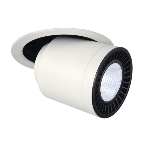 SLV SUPROS MOVE Deckeneinbau- leuchte, rund, weiß, 4000lm 4000K, SLM LED, 60° Reflektor