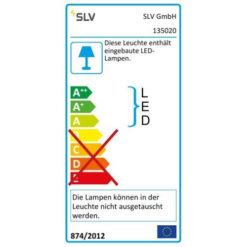 SLV MEDO 28 LED Deckenleuchte, schwarz, optional abpendelbar