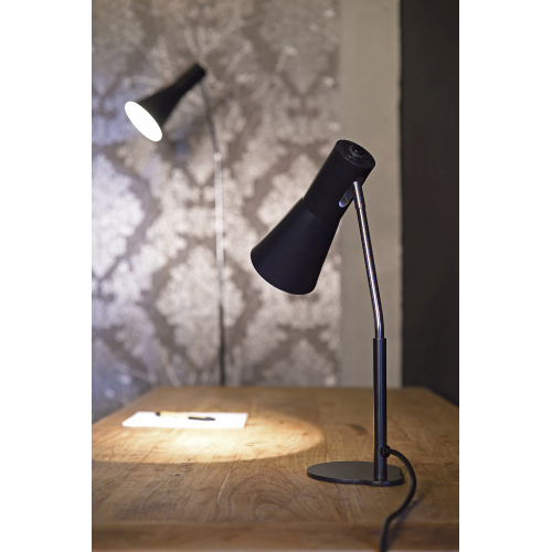 SLV PHELIA Tischleuchte, schwarz, aluminium/stahl, GU10