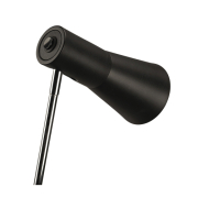 PHELIA Tischleuchte, schwarz, aluminium/stahl, GU10