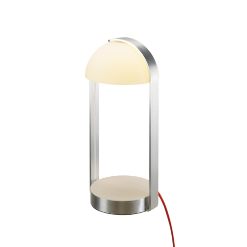 SLV Mod. 86 LED, Tischleuchte, weiss/ silber