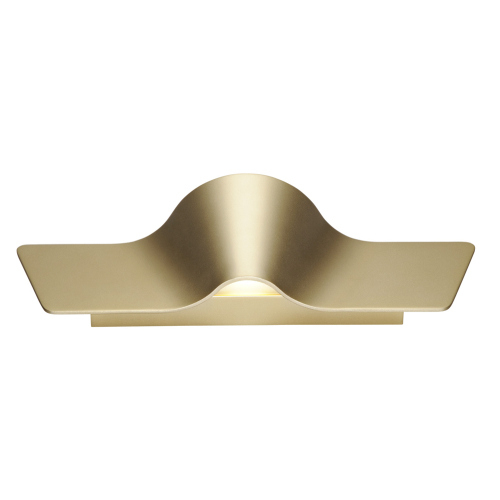SLV WAVE WALL Wandleuchte, messing, soft gebürstet, 2x9W LED, 3000K
