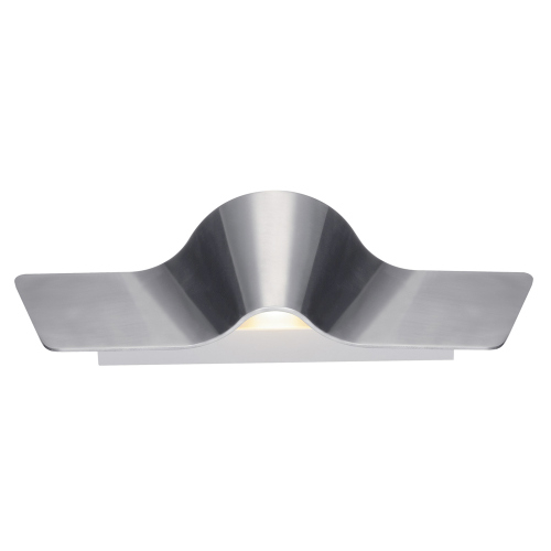 WAVE WALL Wandleuchte, alu poliert, 2x9W LED, 3000K