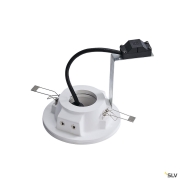 PLASTRA Downlight, GU10, rund, weisser Gips