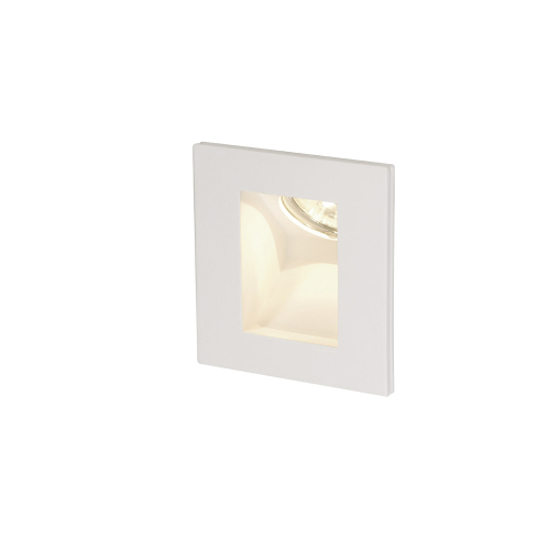 SLV PLASTRA Downlight, GU10, in- direkt, eckig, weisser Gips