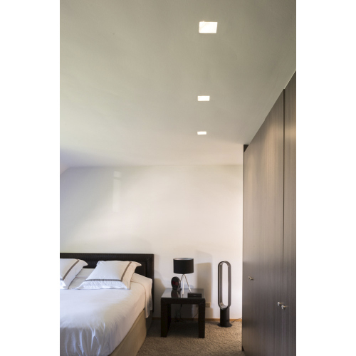 SLV PLASTRA Downlight, GU10, in- direkt, eckig, weisser Gips