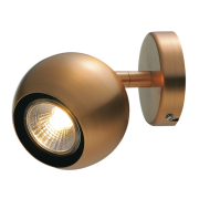 LIGHT EYE 1 GU10 Wand- und Deckenleuchte, kupferfarben, GU10, max. 50W