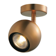 LIGHT EYE 1 GU10 Wand- und Deckenleuchte, kupferfarben, GU10, max. 50W