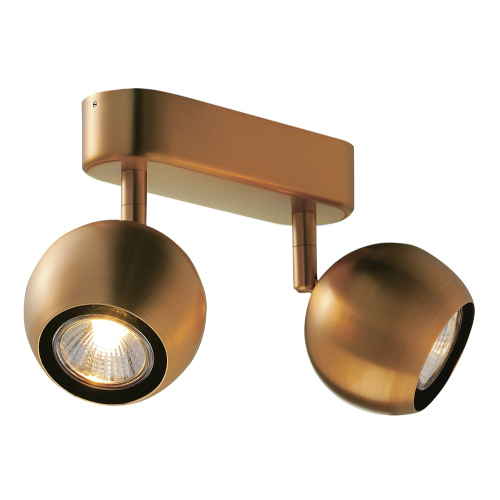 SLV LIGHT EYE 2 GU10 Wand- und Deckenleuchte, kupferfarben, GU10, max. 2x50W