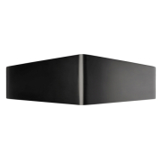 BIG CARISO LED Wandleuchte 1, schwarz/ messing 2x 9W LED, 3000K