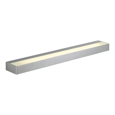 SLV SEDO LED 14 Wandleuchte, eckig alu-brushed, Glas satiniert