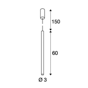 MILAN Pendant, Pendelleuchte, rund, weiss, 7,5W LED, 3000K