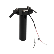MILAN Single Spot, Deckenein- bauleuchte, Rosette flach, schwarz, 7,5W LED, 3000K,