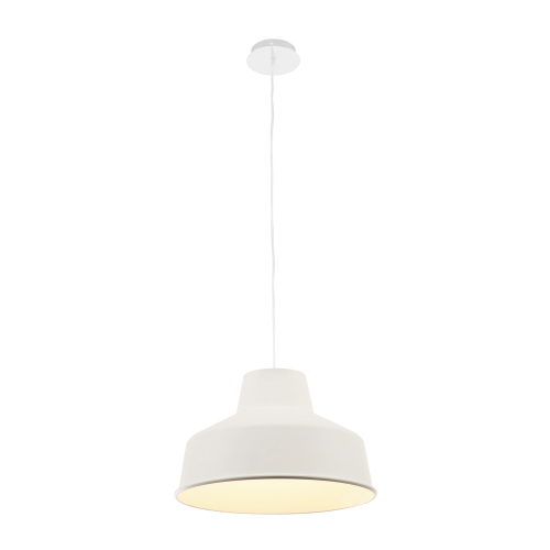 Lampen1a | 155561 Schirm Pendelleuchte FENDA SLV weiss E27 ohne