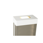 I-LINE TOUCH Standleuchte, mattweiss, LED, 3000K, Acryl Seitenschirme